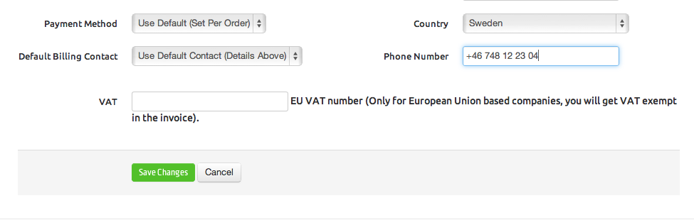 EU VAT exempt